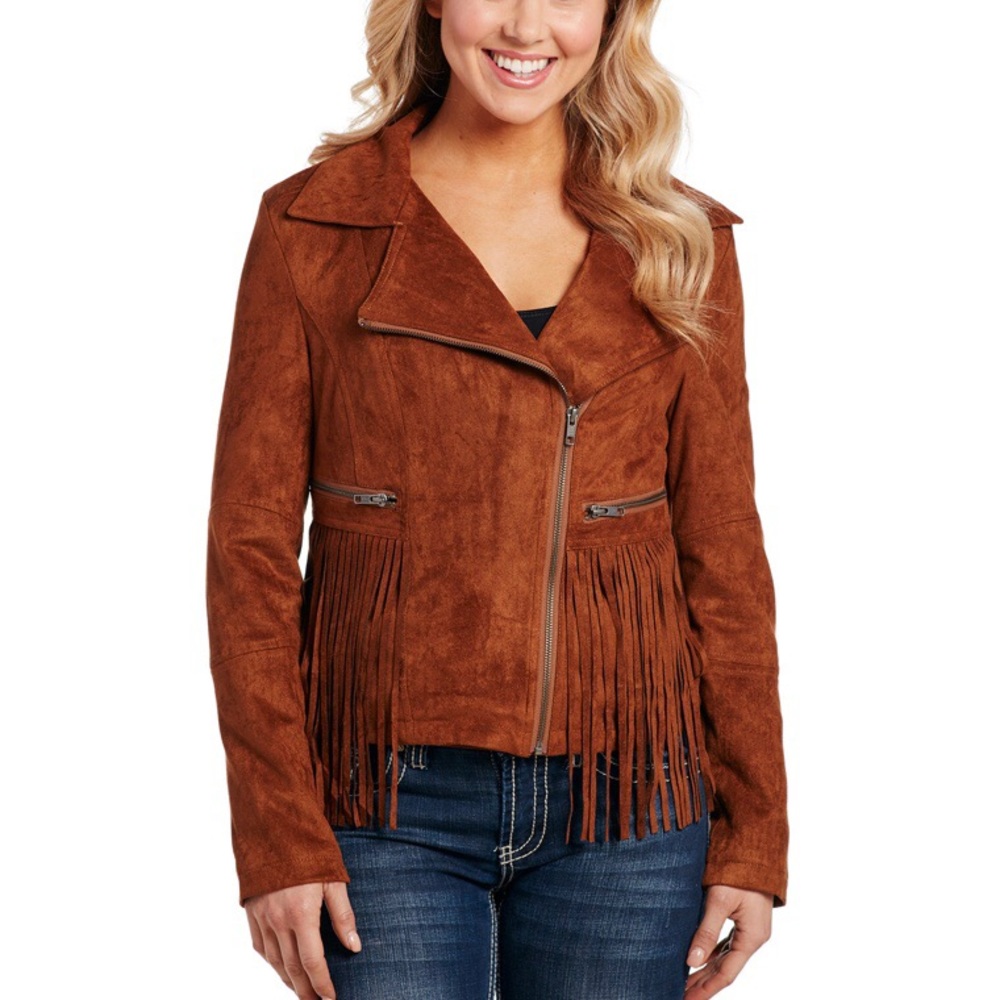 NWOT Cripple Creek Fringe Jacket